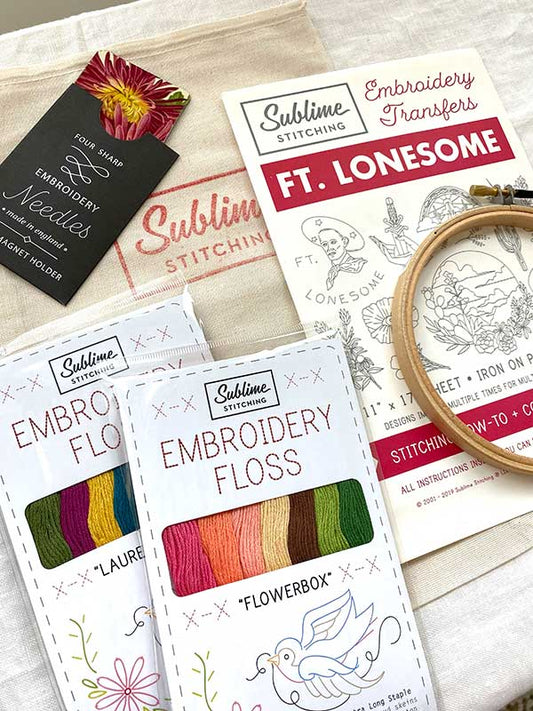 Sublime Stitching x Ft. Lonesome Embroidery Bundle