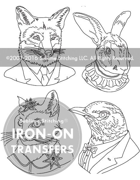 RYAN BERKLEY - Iron On Embroidery Transfers (5 pack)