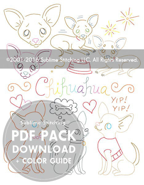 CHI CHI FEVER - PDF Embroidery Pattern