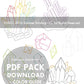 Crystal Visions PDF Pattern