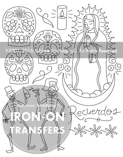 DIA DE LOS MUERTOS - 1 Theme Embroidery Patterns