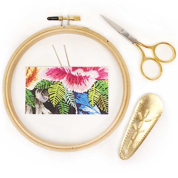 SEWACC 2Pcs Hand Embroidery Material Embroidery Craft kit Embroidery  Supplies Embroidery kit for Beginners DIY Embroidery kit Stamped Embroidery  kit