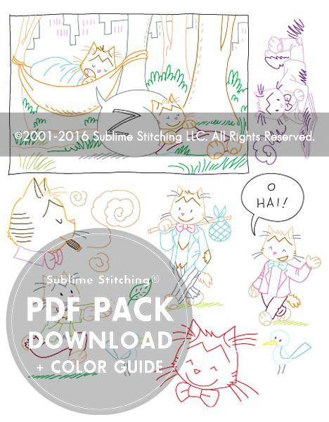 NAOSHI - 3 Themes Embroidery Patterns