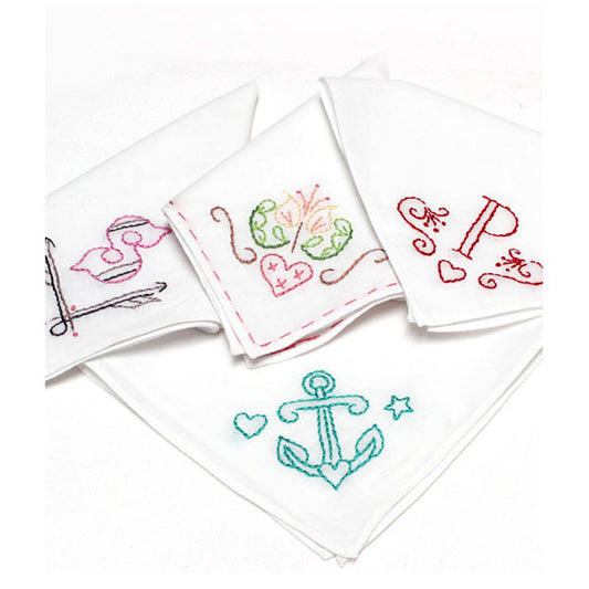 White Handkerchiefs for Hand Embroidery