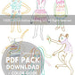 Mark Allen Drawings - PDF Pattern