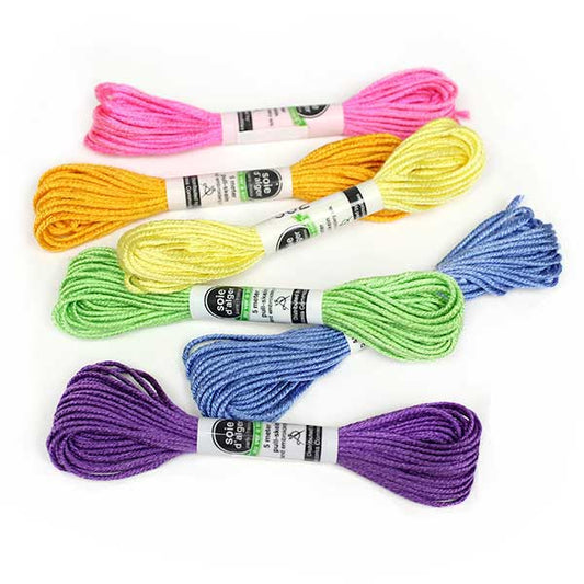 NEON *EXCLUSIVE* Au Ver à Soie 7 Strand Silk Alger Thread for Hand Embroidery