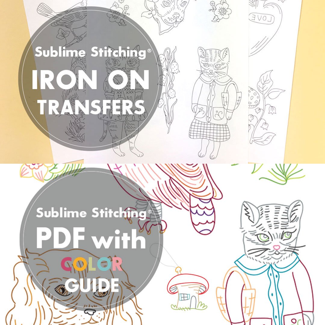 NATHALIE LÉTÉ for Sublime Stitching Embroidery Pattern Portfolio #1