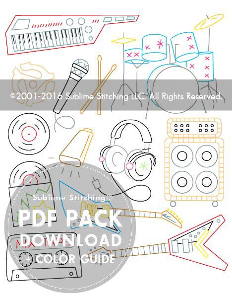 SPACED OUT - 3 Themes Embroidery Patterns