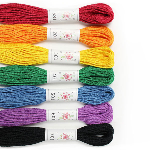 RAINBOW - Sublime Embroidery Floss Palette