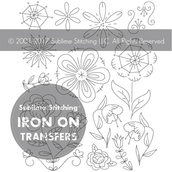 FANTASY FLOWERS - 1 Theme Embroidery Patterns