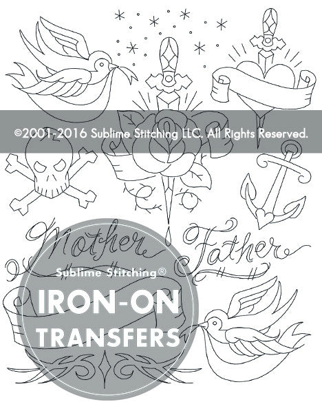 TATTOO YOUR TOWELS - 3 Themes Embroidery Patterns