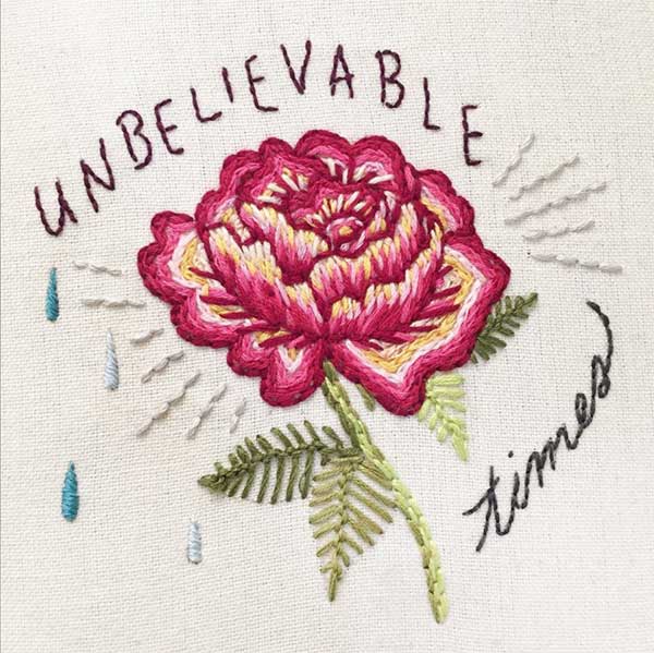 "Unbelievable Times" Embroidery Design by Jenny Hart