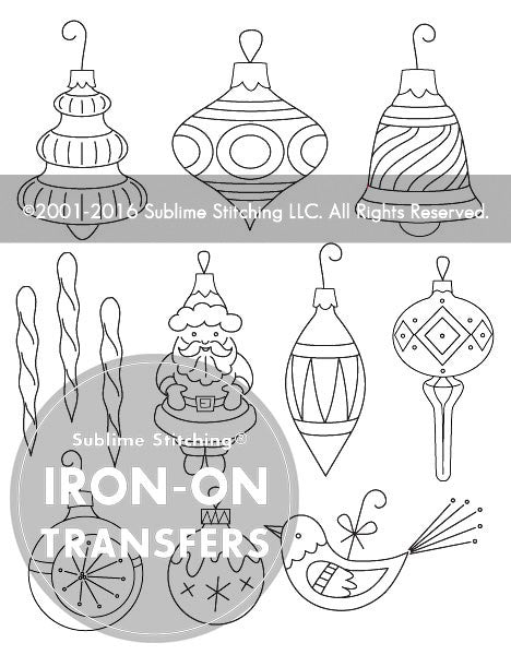 VINTAGE ORNAMENTS - 3 Themes Embroidery Patterns