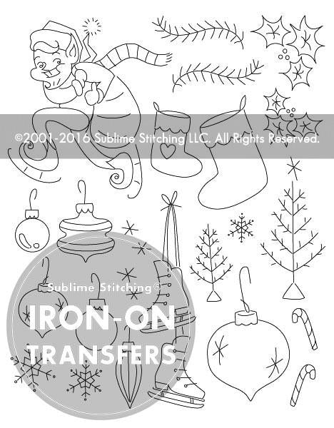 VINTAGE ORNAMENTS - 3 Themes Embroidery Patterns