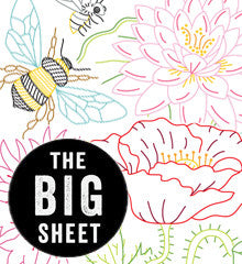 BIG BLOOMS - Big Sheet Embroidery Transfer Patterns