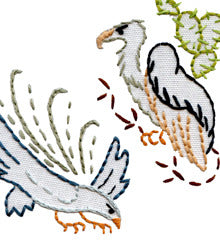 BIRDS OF PREY - PDF Embroidery Pattern