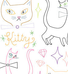 CAT-A-RAMA - 3 Themes Embroidery Patterns