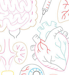 VITAL ORGANS - 1 Theme Embroidery Patterns