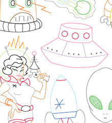 SPACED OUT - 3 Themes Embroidery Patterns