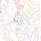 UNDER THE SEA - 3 Themes Embroidery Patterns