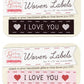 Woven Labels - I Love You