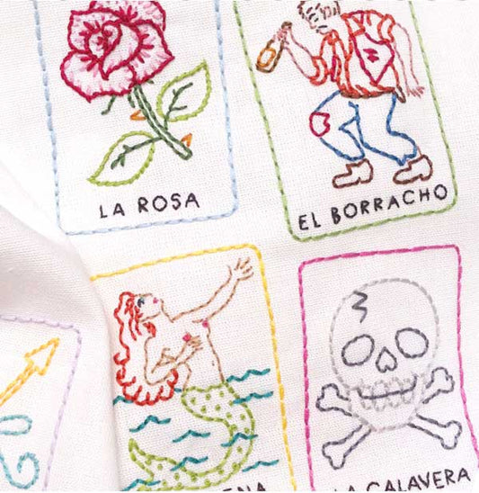 LOTERIA - Big Sheet Embroidery Transfer Patterns