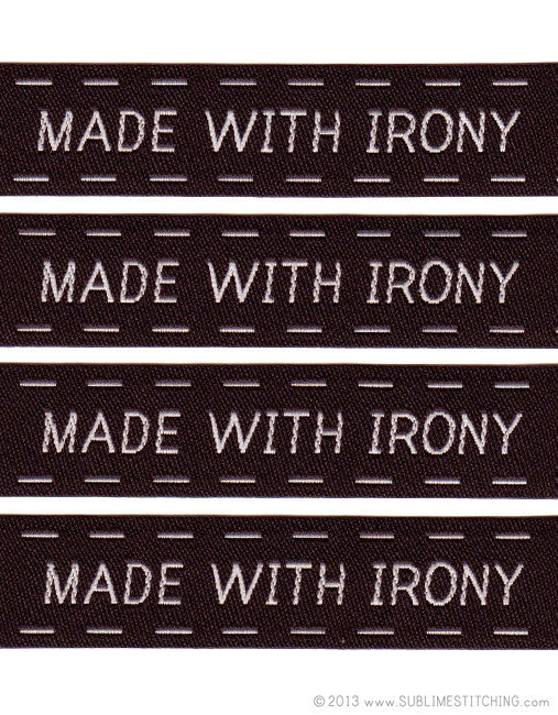 Woven Labels - Made With Irony