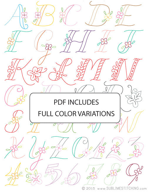 MONOGRAMS - 1 Theme Embroidery Patterns