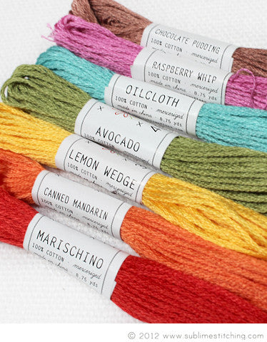 FRUIT SALAD - Sublime Embroidery Floss Palette