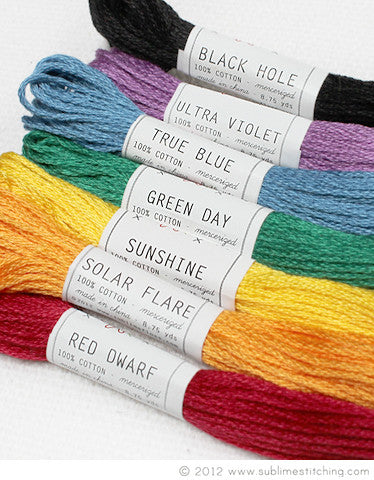 RAINBOW - Sublime Embroidery Floss Palette