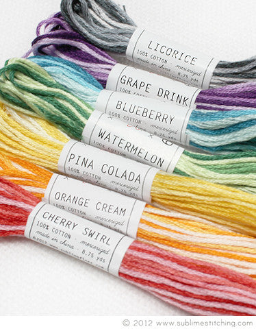 TAFFY PULL - Sublime Embroidery Floss Palette