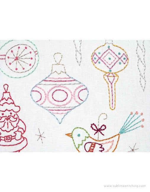 VINTAGE ORNAMENTS - 3 Themes Embroidery Patterns