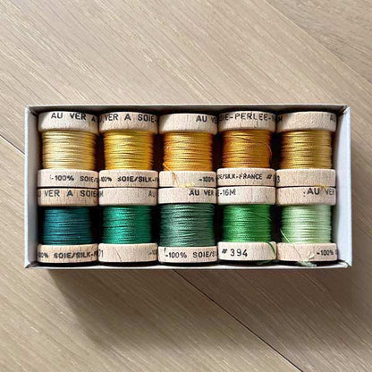 *EXCLUSIVE* "Gilded Meadow" PERLEE SILK Threads from Au Ver à Soie