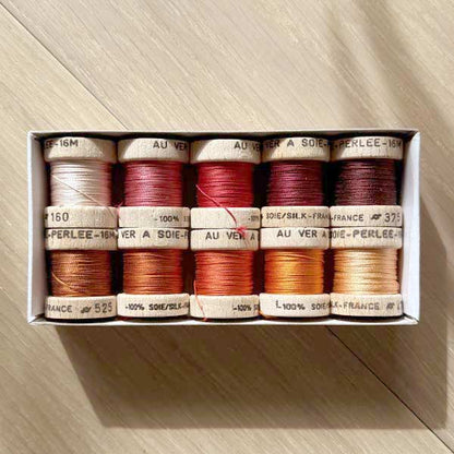 *EXCLUSIVE* "Sunset Blaze" PERLEE SILK Threads from Au Ver à Soie