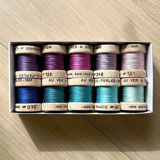 *EXCLUSIVE* "Velvet Dusk" PERLEE SILK Threads from Au Ver à Soie