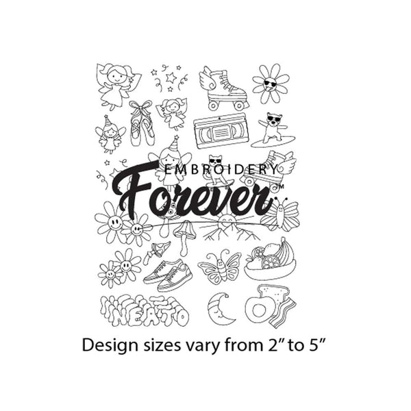 STICKER COLLECTION Embroidery Patterns – Sublime Stitching