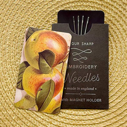 "Apple Tree" Pack of Embroidery Needles & Magnet