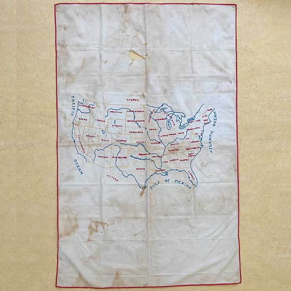 Embroidered Map OLD