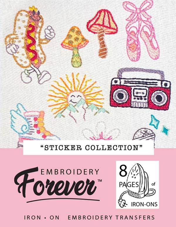 STICKER COLLECTION Embroidery Patterns – Sublime Stitching