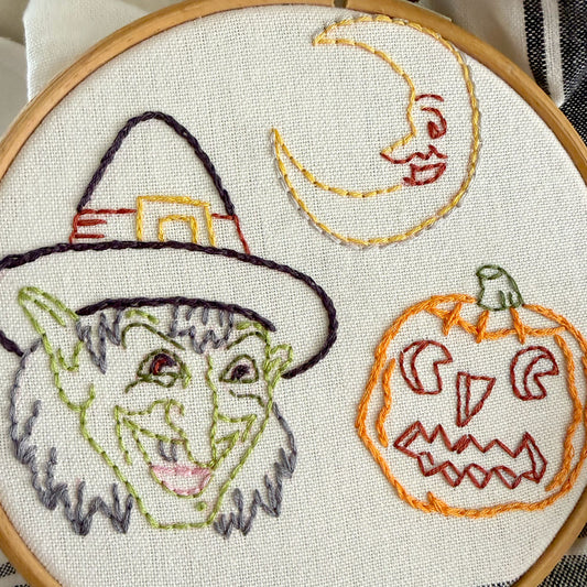 PDF - Vintage Halloween Embroidery Patterns