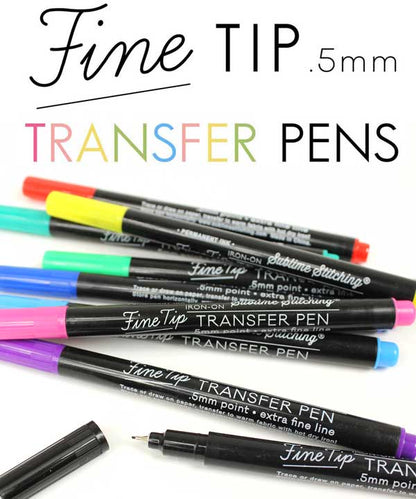 Fine Tip Iron On Transfer Pen for Embroidery – Snuggly Monkey