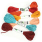 TEQUILA SUNRISE - Au Ver à Soie 7 Strand Silk Alger Thread for Hand Embroidery