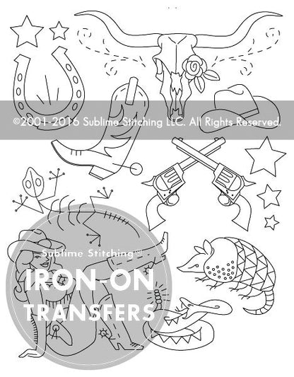 TEXAS STARS - 3 Themes Embroidery Patterns