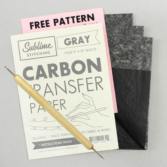 Carbon Transfer Paper for Hand Embroidery Patterns Sublime Stitching
