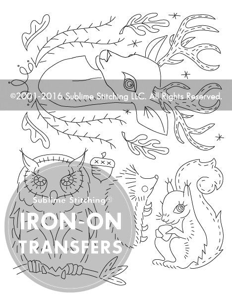 FOREST FRIENDS - 1 Theme Embroidery Patterns