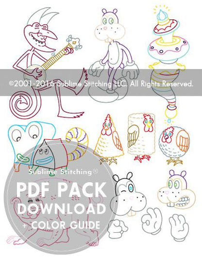 NAOSHI - 3 Themes Embroidery Patterns