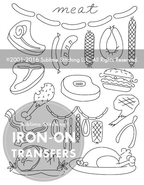 KRAZY KITCHEN - 3 Themes Embroidery Patterns