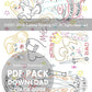 SPACED OUT - 3 Themes Embroidery Patterns