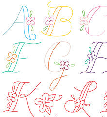MONOGRAMS - 1 Theme Embroidery Patterns