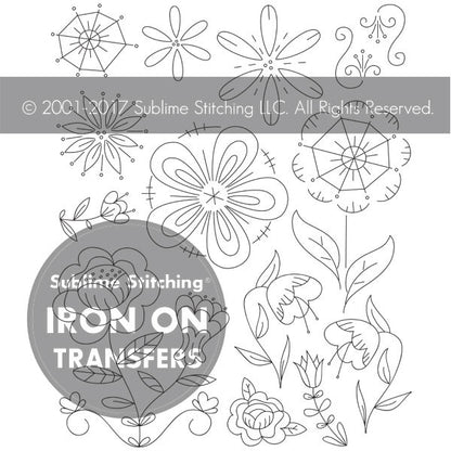FANTASY FLOWERS - 1 Theme Embroidery Patterns